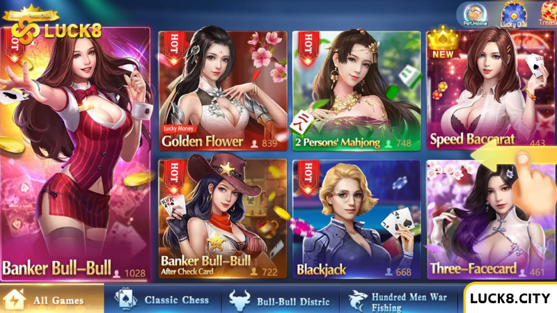 Top 5 game bài ăn tiền thật đỉnh cao, đáng trải nghiệm tại Luck8